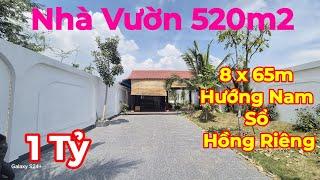 Bán Căn Nhà Vườn 520m2 Full Thổ Cư - Sổ Hồng Riêng - Ao Cá. Ngay Quốc Lộ 50 hướng Lên Bến Xe Quận 8