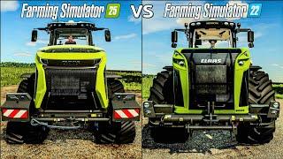 Is Fs25 really better than Fs22? DIRECT COMPARISON - Farming Simulator 25 vs. Farming Simulator 22