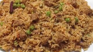 ಟೊಮೇಟೊ ಸೋಯಾ ಬಿರಿಯಾನಿ TOMATO SOYA PEAS BIRIYANI RECIPE IN KANNADA/RICE RECIPES