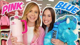 PINK VS BLUE SHOPPING CHALLENGE!