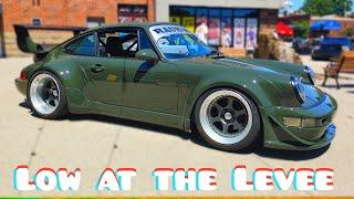 Low at the Levee 2024: Stunning Car Show on Cincinnati's Purple People Bridge!