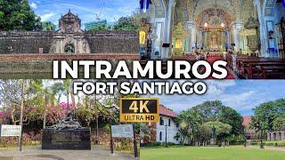 4K | INTRAMUROS - FORT SANTIAGO Morning Walk | Philippines - December 2021