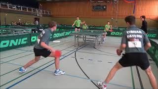 Jugend-DM, Doppel-Viertelfinale: Rinderer/Wetzel vs. Jonack/Schulze