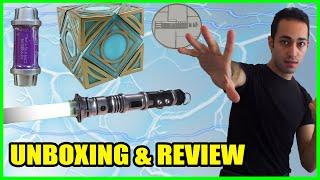 Galaxy's Edge Lightsaber and Jedi Holocron Unboxing & Review - Jedi Items You Need?!?!