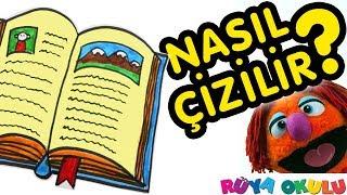 Kitap Nasıl Çizilir? - Kalın Kapaklı Kitap -  - Okula Dönüş - RÜYA OKULU