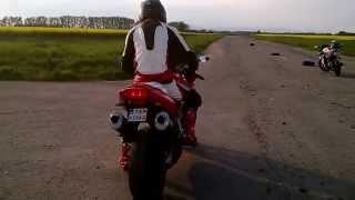 Honda VTR 1000 Firestorm view, start up, sound