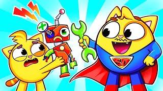 Where Is My Superhero Dad ? ‍️ Family Songs | Kids Songs  And Nursery Rhymes by Baby Zoo