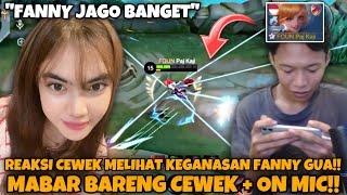 MAIN BARENG CEWEK ML + ON MIC!! REAKSI CEWEK MELIHAT KEGANASAN FANNY DAFFAXML!!