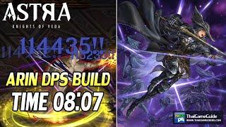 Arin DPS Build (F2P) vs Chapel of Salvation Lv 4 (08:07) | ASTRA: Knights of Veda