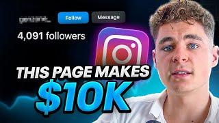 How to Make $10k with a 4K Follower Instagram Theme Page