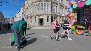 Streets of Weston-super-Mare. UK - England.