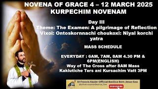 6 PM - Day 3 : NOVENA OF GRACE | Basilica of Bom Jesus | 6 March  2025