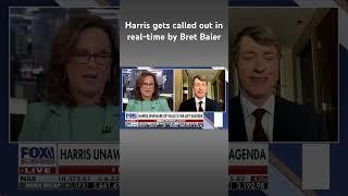 Harris dodges questions on Biden’s decline, says voters are concerned about Trump #shorts