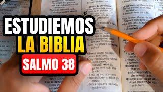 Cómo ESTUDIAR la BIBLIA correctamente,  estudio bíblico Salmos 38