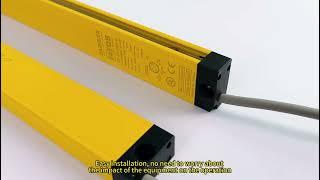 Ultra-Thin Precision: The 15mm Safety Light Curtain, Your Compact Workspace's Safety Guardian ;