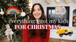 Everything I Got My Kids For Christmas 2024 | MINIMAL Gifts for Toddlers and Baby!