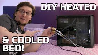 I made a Custom Bed Watercooler! Open Source DIY Bed Cooler + Heater (Eight Sleep type thing)