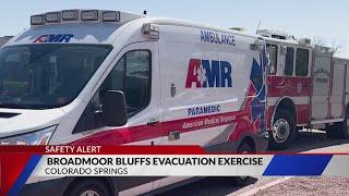 Broadmoor Bluffs evacuation exercise prepares community