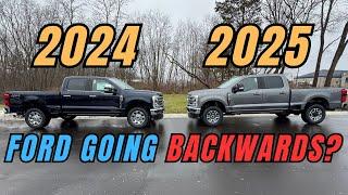 2025 Ford F350 Superduty vs 2024 Ford Superduty Lariat | What changed in 2025? HO Powerstroke vs SO