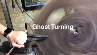 Ghost Turning a MASSIVE Burr - JUST fits my Lathe! - Ghia - piece number 809