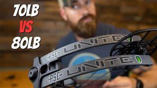 PSE Unite 70lb E2 vs 80lb EC2 Cam | Bow Review & Speed Test