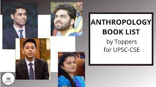 Book-List for Anthropology (Optional) | Recommended by toppers| UPSC- CSE Preparation| LBSNAA