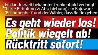 Eilmeldung. Rücktritt sofort! Politik meldet sich mit exakt gleichen empathielosen Bausteinsätzen!