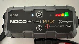 NOCO GB40 Battery Booster Demo (How To Boost A Car Battery)