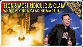 Has Elon Musk forgotten Mars?  His most ridiculous claim yet gives me hope!