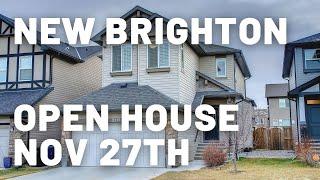 Open House Nov 27: 2115 Brightoncrest Common SE, Calgary, New Brighton