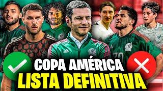 Jaime Lozano SORPRENDE con la LISTA FINAL para la Copa América #seleccionmexicana