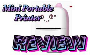 Mini Printer Review from Temu