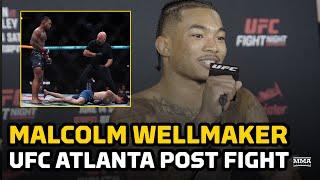 Malcolm Wellmaker Reacts To KOing Kris Moutinho, 'Starstruck' By Cody Garbrandt | UFC Atlanta