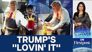 Trump at McDonald's: Serving Fries, Slamming Kamala | Vantage with Palki Sharma