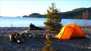 Exploring & Fishing Lake Superior’s Northern Shore (Winter Camping)