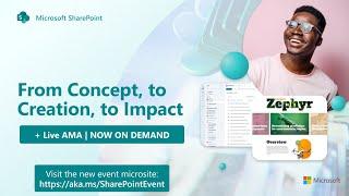 NOW ON DEMAND | SharePoint: From concept to creation to impact + AMA