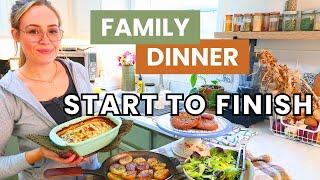 Making A Go-To HEARTY Family Dinner From Start To Finish! Cozy Cooking