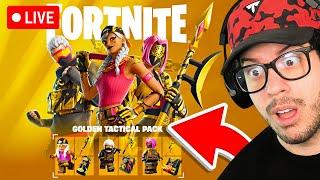 NEW GOLDEN TACTICAL PACK in FORTNITE!