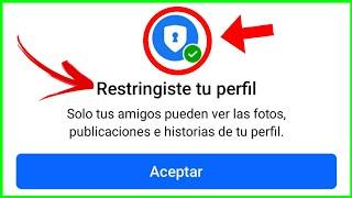 COMO RESTRINGIR CUALQUIER PERFIL DE FACEBOOK DESDE TU Celular 2024