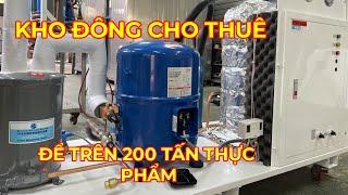 KHO ĐÔNG LẠNH CHO THUÊ, ĐỂ TRÊN 200 TẤN THỰC  . new freezer, cold storage .