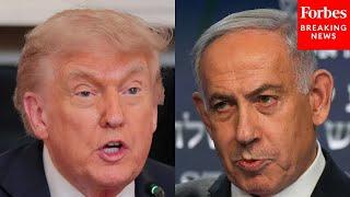 Reporter Asks Trump: 'What Intelligence Support Are You Providing Israel?'
