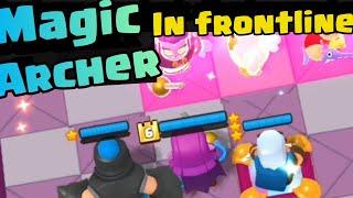 Magic Archer in Frontline is fun in clash mini!