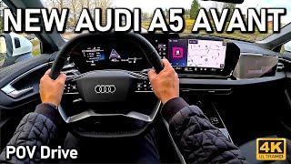 NEW Audi A5 Avant 2.0 TFSI quattro POV Drive (2025)