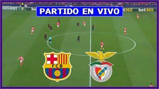  BARCELONA vs BENFICA EN DIRECTO  PARTIDO DE VUELTA CHAMPIONS LEAGUE | JUEGA LAMINE YAMAL