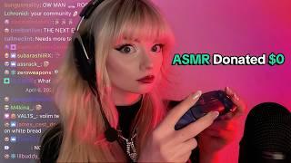 ASMR Streamer Begs for Donations (Compilation)