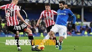 ON THE BALL: ANDRE GOMES | EVERTON 4-1 BRENTFORD