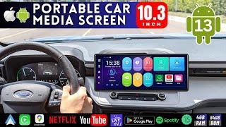 10.3" Android Portable Car Screen PODOFO  |  FOR ANY CAR  |  UNBOXING REVIEW