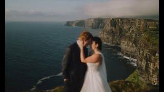 Epic Elopement at The Cliffs of Moher Ireland