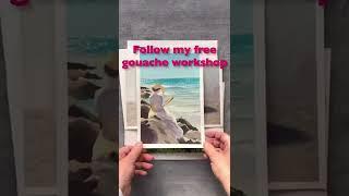 Learn the basics of gouache painting  shorts