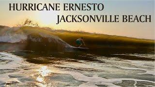 Hurricane Ernesto Strike Mission Destination: Jacksonville Beach Florida Surfing Mayport Poles Drone